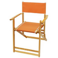 US Made Deluxe Solid Oak Hardwood Frame Folding Chair